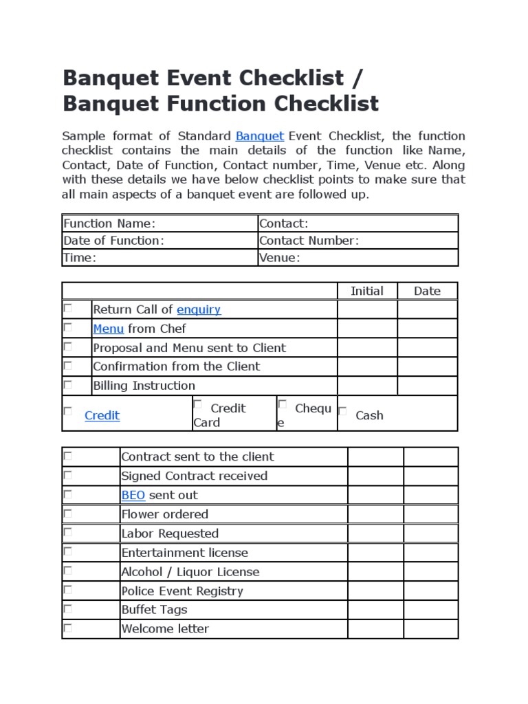 banquet-event-checklist-banquet-function-checklist-pdf