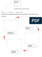 Plantilla Estaciones Del Año 2do