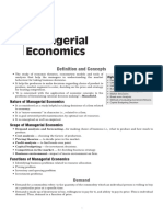 Managerial Economics: Definition and Concepts