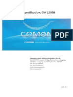 Specification: CM 1200B: Shenzhen Comen Medical Instrument Co.,Ltd
