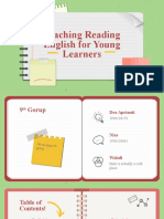 Teaching Reading English For Young Learners