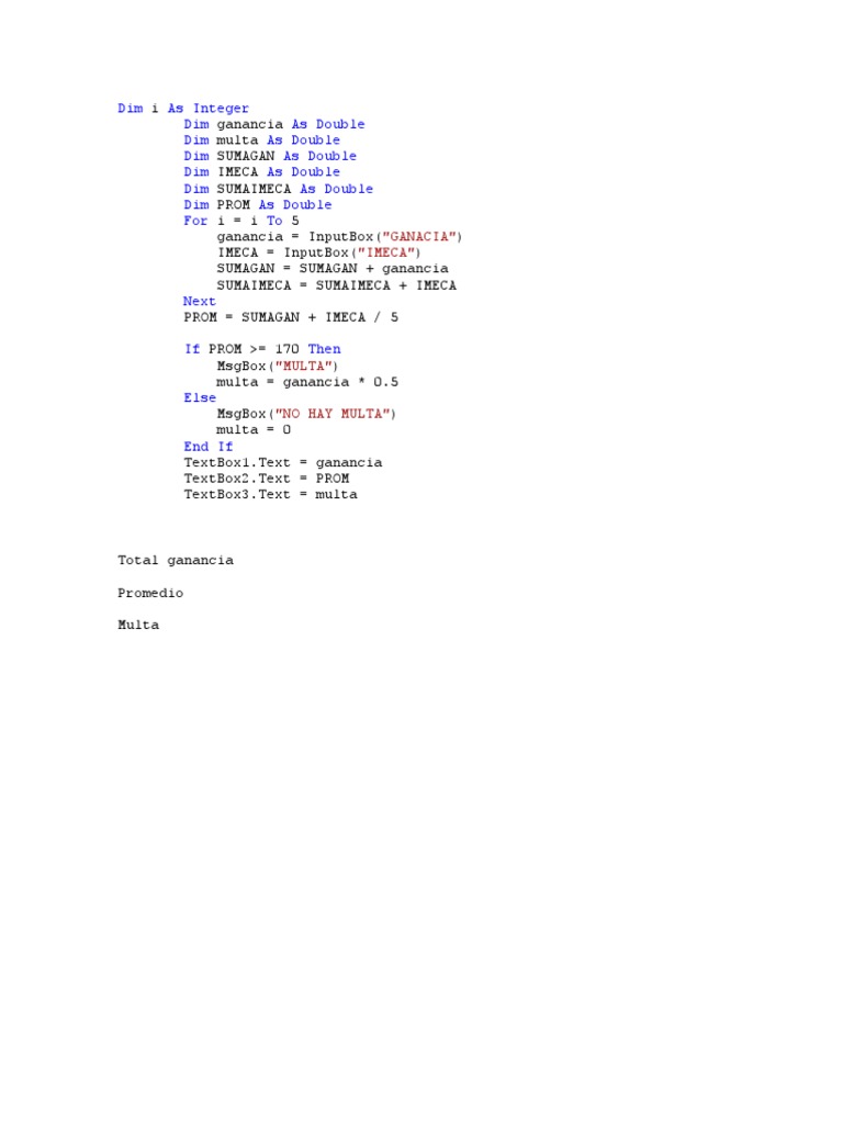 Dim I As Integer | PDF | Computers