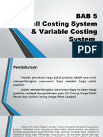 BAB 5 Full Costing System & Variable Costing System
