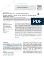 Method to Measure Soil Matrix Infiltration in Forest 2017 Journal of Hydrolo