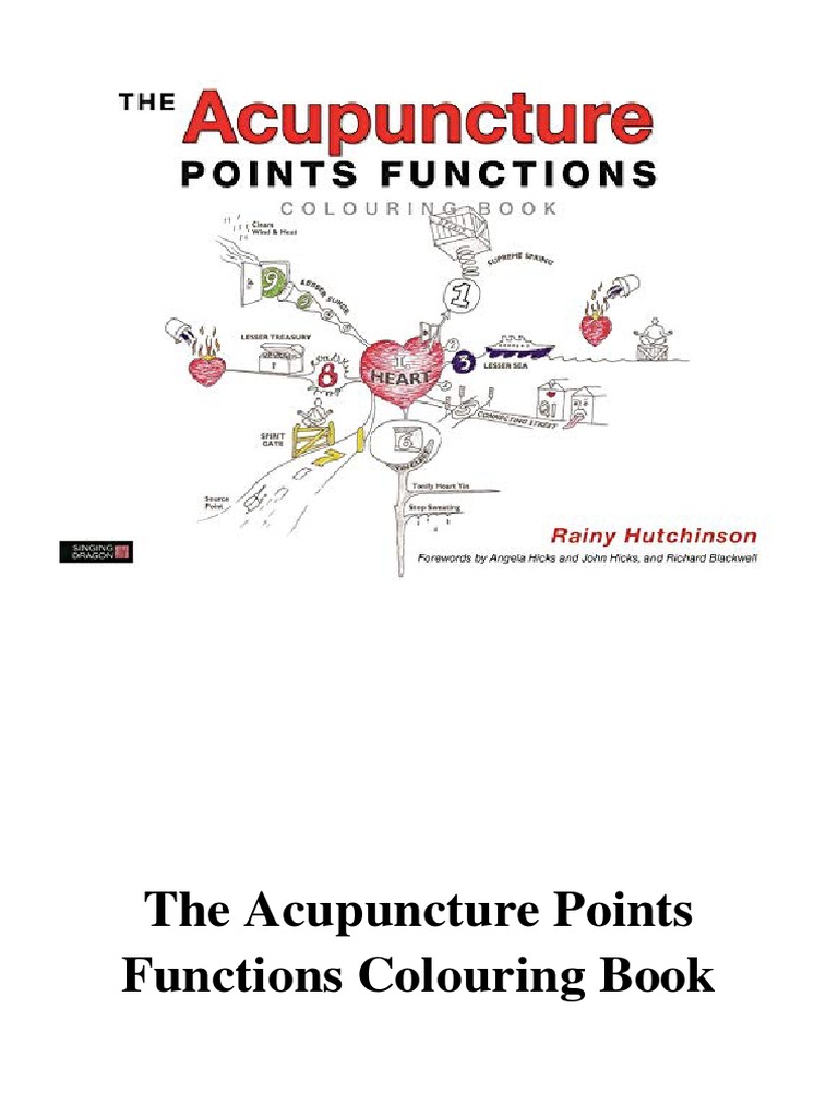 The Acupuncture Points Functions Colouring Book Complementary