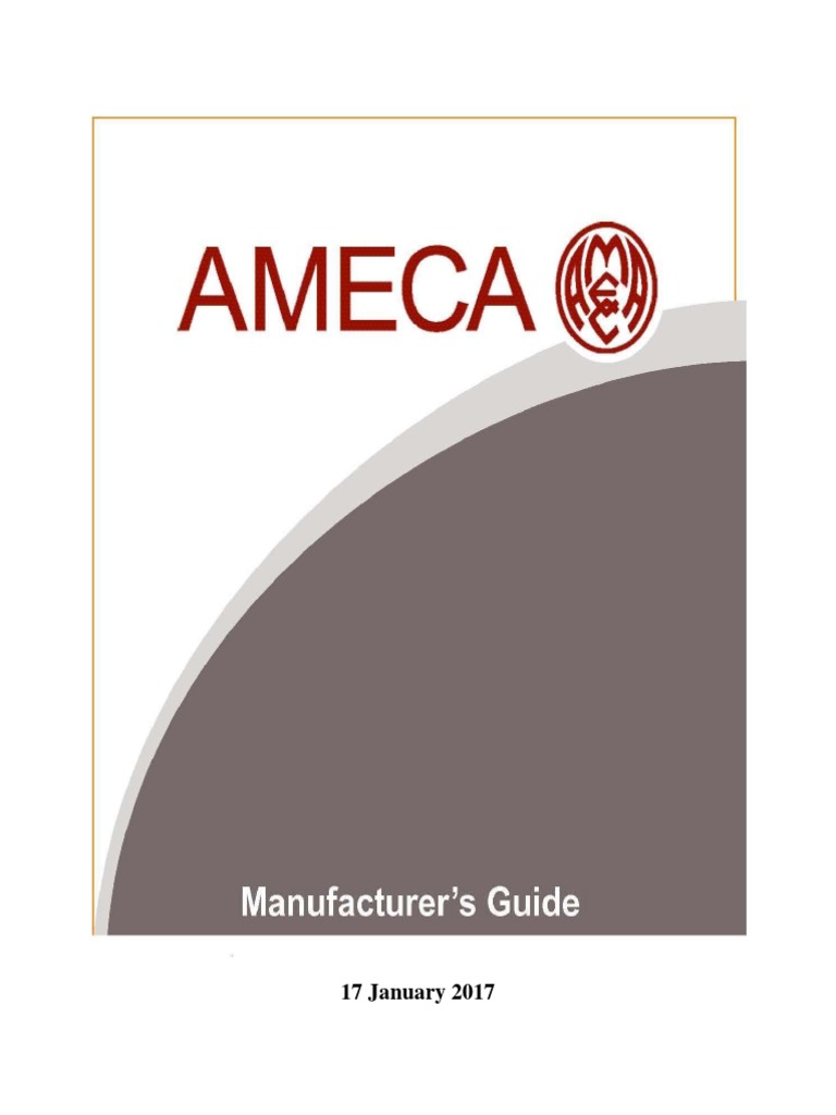 AMECA Equipment Compliance Guide | PDF | Headlamp