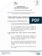 29 Outubro 2021 INFORMATIVO DECRETO #34.683