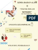 P10 - Teknik Isolasi Kumarin - Kel 18 - S15B