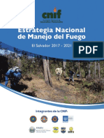 Publicacion - Estrategia Nacional de Manejo Del Fuego El Salvador 2017-2021