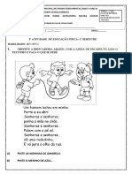 Atividades de Educação Física