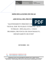 PERENE - Especificaciones Técnicas