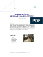 Estimulacion Del Lenguaje Oral PDF