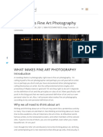 What Makes Fine Art Photography - BWVISION - Art and Craftsmanship in B&W Photography %