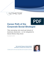 제레미야 오양 보고서 - 기업의 소셜미디어 Strategist