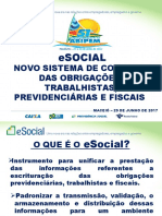 Apresentação Esocial Abipem Maceio 2017