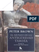 Peter Brown El Mundo de La Antiguedad Tardiapdf