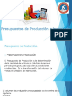 Presupuesto de Producccion. 03-04-2020