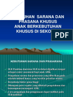 SARANA DAN PRASARANA KHUSUS