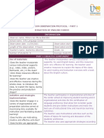 Anexo 4 - Classroom Observation Protocol - Part 1 Class 2