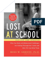 Lost at School: Why Our Kids With Behavioral Challenges Are Falling Through The Cracks and How We Can Help Them - Ross W. Greene