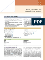 Pleural, Pericardial, and Peritoneal Fluid Analysis: Learningobjectives