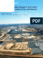 Mine and Mining Project Site Visit Guidelines: A Practical Approach