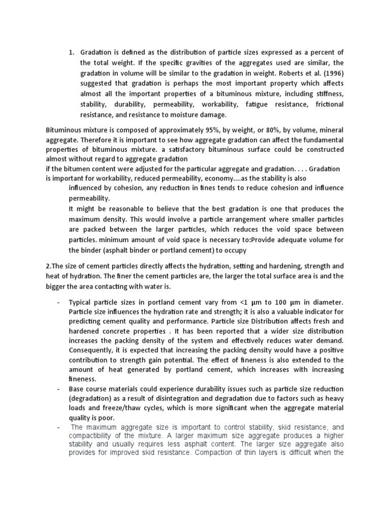 Aggregate Gradation and Fineness Modulus | PDF | Materials | Building ...