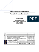 Electric Power System Studies Protective Device Coordination