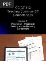 1.a. CCICT 313 Teaching Common ICT Competencies Module 1