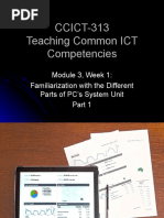 3.a.i. CCICT 313 Teaching Common ICT Competencies Module 3 Week 1