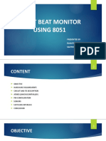 Heart Beat Monitor Using 8051