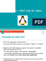 Chapter2 - First Use of Linux