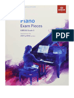 Abrsm Selected Piano Exam Pieces:2017-2018 Grade 3 - Keyboard Instruments