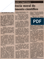 A Essência Moral Do Conhecimento Científico