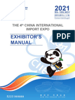 Exhibitor'S Manual: The 4 China International Import Expo