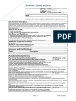 General Job Information: Job Profile: Appeals Anlyst-26
