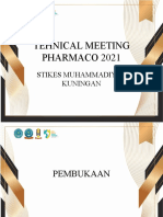 Tehnical Meeting Pharmaco 2021