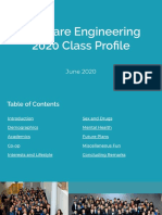 Software Engineering 2020 Class Profile: June 2020