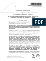 Comite de Seguridad Vial - Resolución 0016-2020