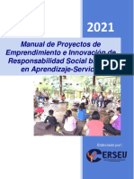 Manual de Proyectos de Emprendimiento e Innovación de Responsabilidad Social Basado en Aprendizaje-Servicio