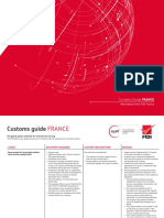 Customs Guide FRANCE: Information From FIDI France