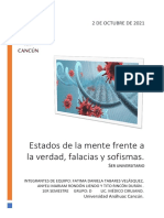 Estados de La Mente Frente A La Verdad Falacias y Sofismas.