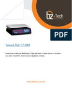 Manual da Balança Elgin DP-3005
