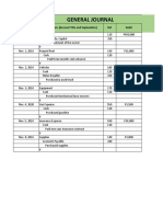 General Journal: Date Particulars (Account Title and Explanation) Ref Debit