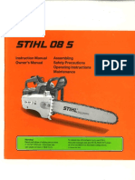 Stihl 08S Manual