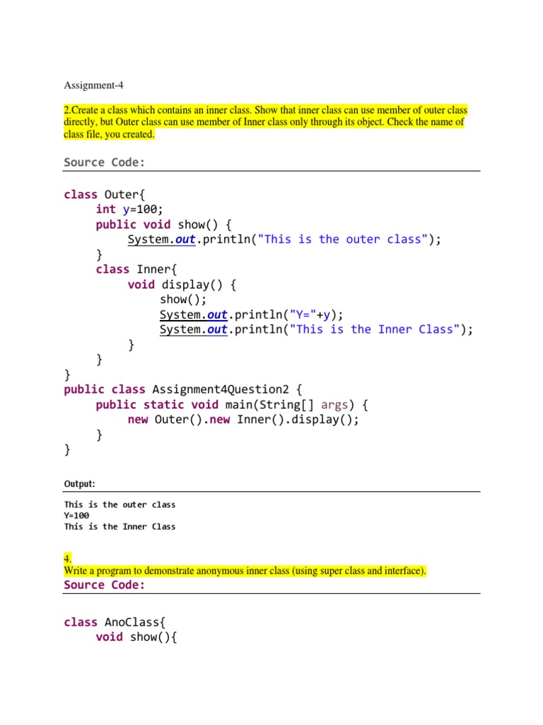 Lab Assignment | PDF | Method (Computer Programming) | Programming