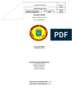 Plan de Estudio de Matematicas 2019 Colegio Peniel