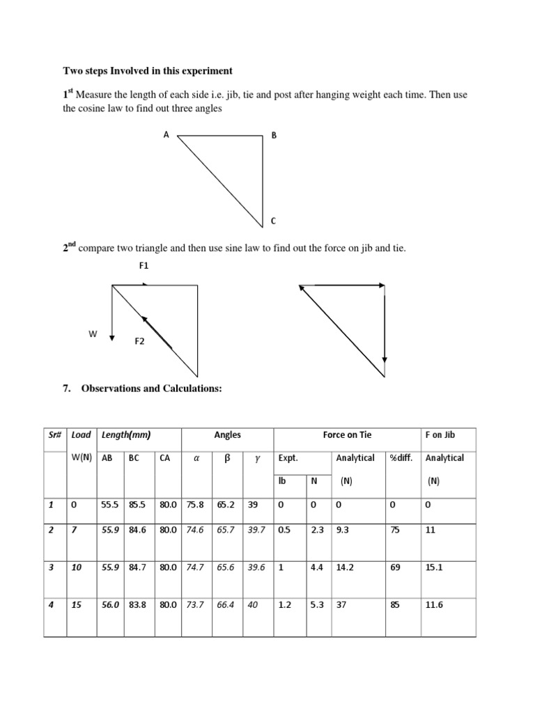 LAB 3 Observations and Calculatiomns | PDF | Science & Mathematics