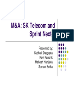 Work Sample Mampa Pitch SKM Acquisition of Sprint Pitch To SKM PDF Free