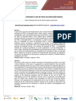 Formação Docente E Uso de Tdics Na Educação Básica: Artur Pires de Camargos Júnior (Universidad de La Empresa